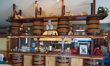 The clubhouse bar with stories to tell