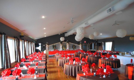 Weddings and events at the Stage North hall, Terrae Pines