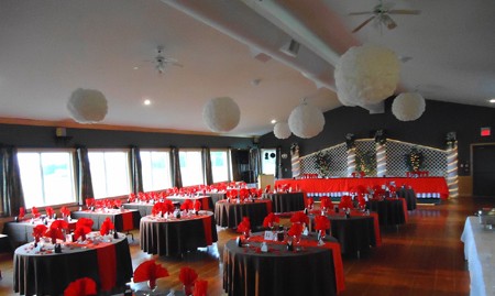 Weddings and events at the Stage North hall, Terrae Pines