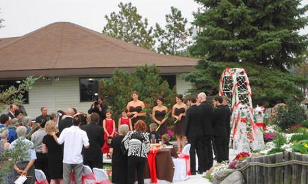 Weddings and events at the Stage North hall, Terrae Pines